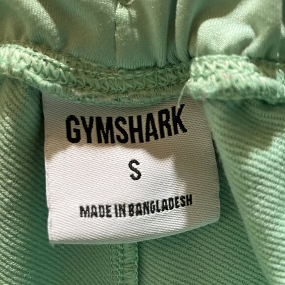 Gymshark Women's Light Blue Athletic Shorts Drawstring & Button Detail Size Smal - Picture 3 of 5